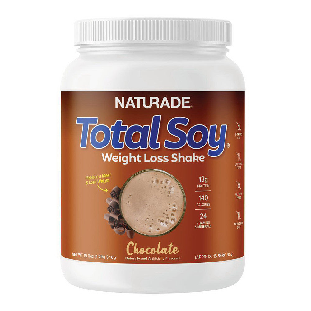 Naturade Total Soy Meal Replacement Powder, Chocolate, 19.0 Oz
